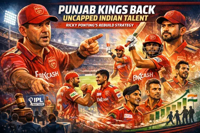 Punjab Kings Back Uncapped Indian Talent as Ricky Ponting Reveals Rebuild Strategy